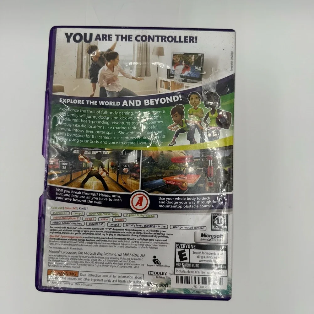 XBOX 360 KINECT ADVENTURES‎